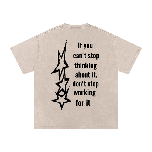 "Think Less" Heavy weight Graphic Tee