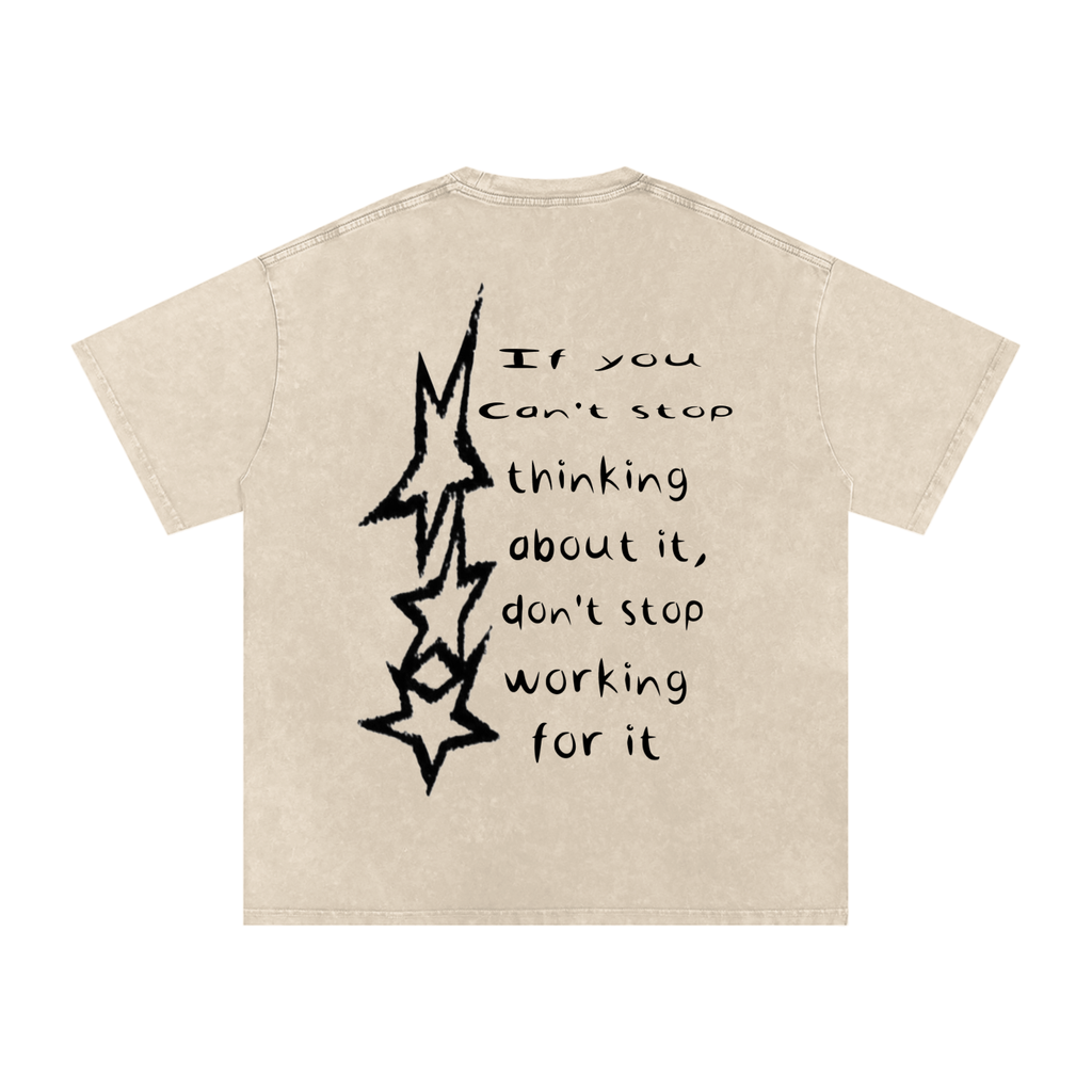 "Think Less" Heavy weight Graphic Tee