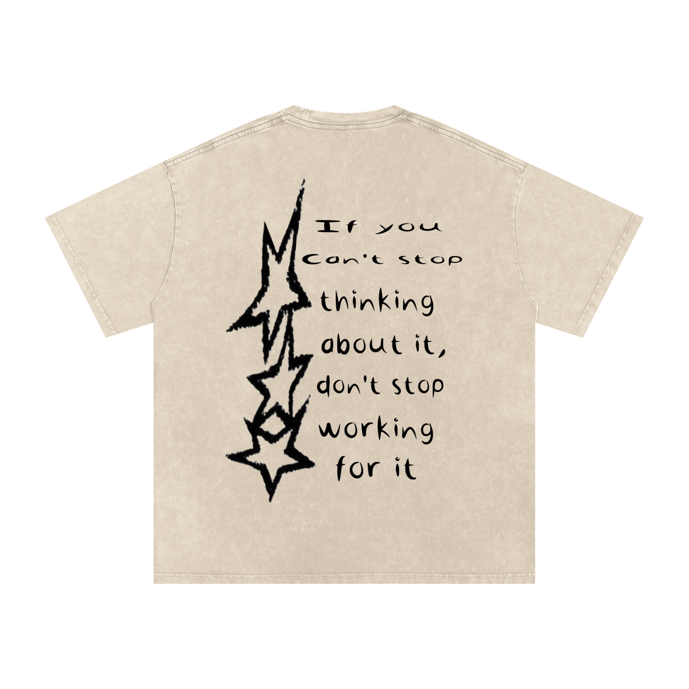 "Think Less" Heavy weight Graphic Tee