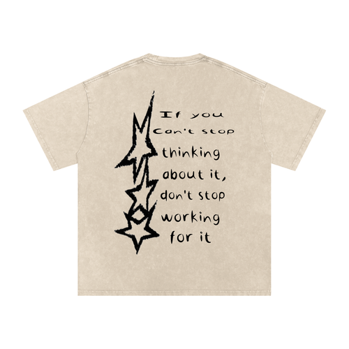 "Think Less" Heavy weight Graphic Tee