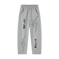 "Never Alone" Tapered Sweats